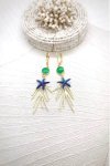 Boucles d'oreille originale de fabrication artisanale  Aniki bijoux