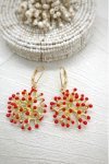 Boucles d'oreille originale de fabrication artisanale  Aniki bijoux