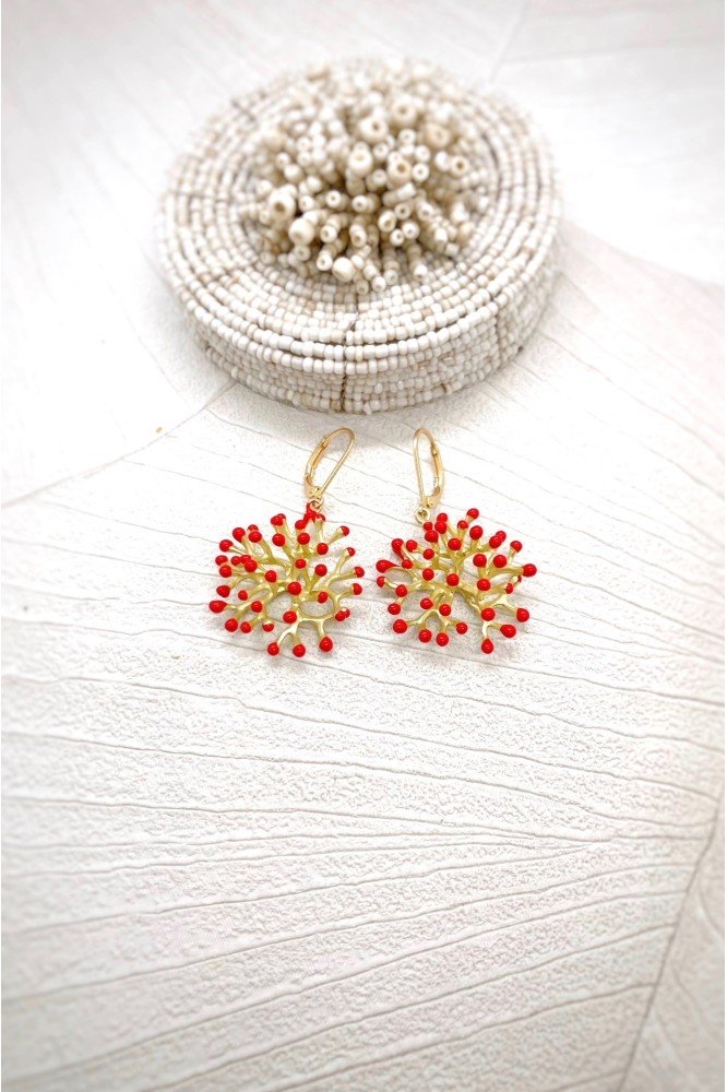 Boucles d'oreille originale de fabrication artisanale Aniki bijoux Boucles d'oreille originale de fabrication artisanale Aniki bijoux