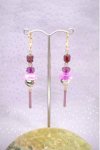 Boucles d'oreille originale de fabrication artisanale  Aniki bijoux