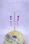 Boucles d'oreille originale de fabrication artisanale  Aniki bijoux