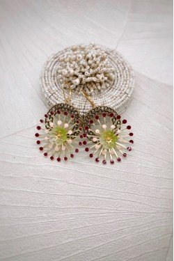 Boucles d'oreille originale de fabrication artisanale  Aniki bijoux