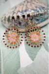 Boucles d'oreille originale de fabrication artisanale  Aniki bijoux