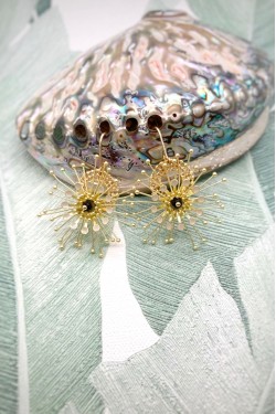 Boucles d'oreille originale de fabrication artisanale  Aniki bijoux