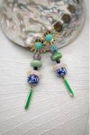 Boucles d'oreille originale de fabrication artisanale  Aniki bijoux