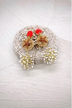 Boucles d'oreille originale de fabrication artisanale  Aniki bijoux