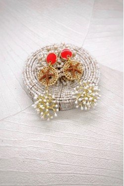 Boucles d'oreille originale de fabrication artisanale  Aniki bijoux