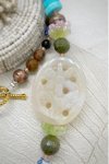 Collier long d'inspiration africaine avec de belles perles sélectionnées par Aniki Bijoux