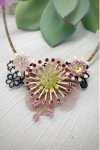 Collier long d'inspiration africaine avec de belles perles sélectionnées par Aniki Bijoux