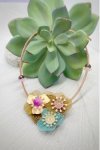 Collier long d'inspiration africaine avec de belles perles sélectionnées par Aniki Bijoux