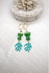 Boucles d'oreille originale de fabrication artisanale  Aniki bijoux