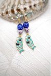 Boucles d'oreille originale de fabrication artisanale  Aniki bijoux