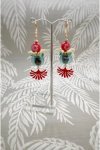 Boucles d'oreille originale de fabrication artisanale  Aniki bijoux