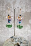 Boucles d'oreille originale de fabrication artisanale  Aniki bijoux