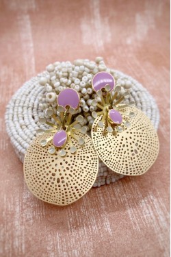 Boucles d'oreille originale de fabrication artisanale  Aniki bijoux