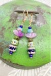 Boucles d'oreille originale de fabrication artisanale  Aniki bijoux