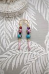 Boucles d'oreille originale de fabrication artisanale  Aniki bijoux