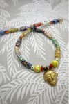Collier court de fabrication artisanale par la créatrice  Aniki Bijoux