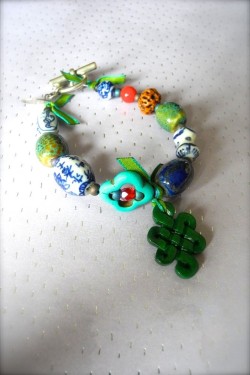 Bracelet Chinoiserie Jade Infini