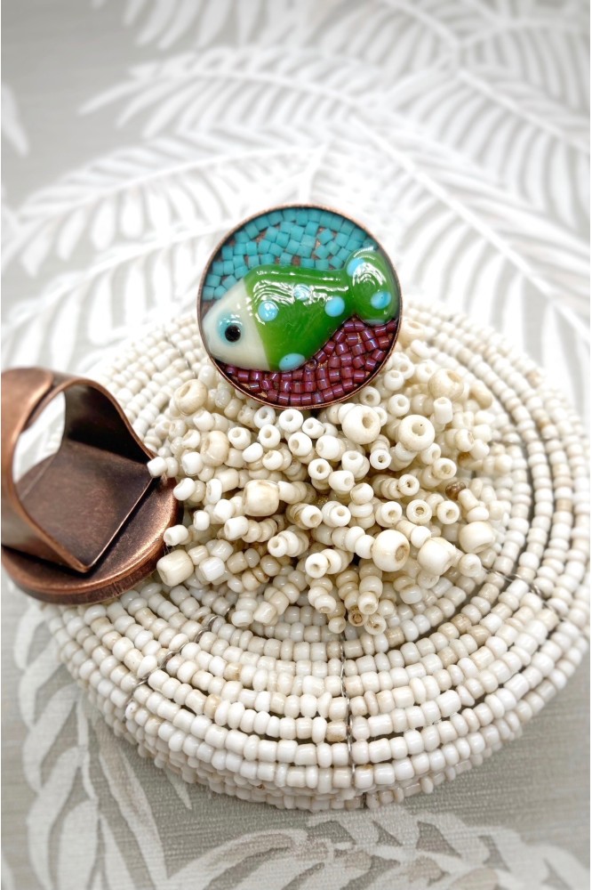 Bijou haute fantaisie réalisé par la créatrice Aniki Bijoux