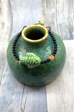 Bracelet aux couleurs lumineuses création Aniki Bijoux