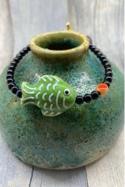 Bracelet aux couleurs lumineuses création Aniki Bijoux