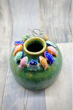 Bracelet aux couleurs lumineuses création Aniki Bijoux