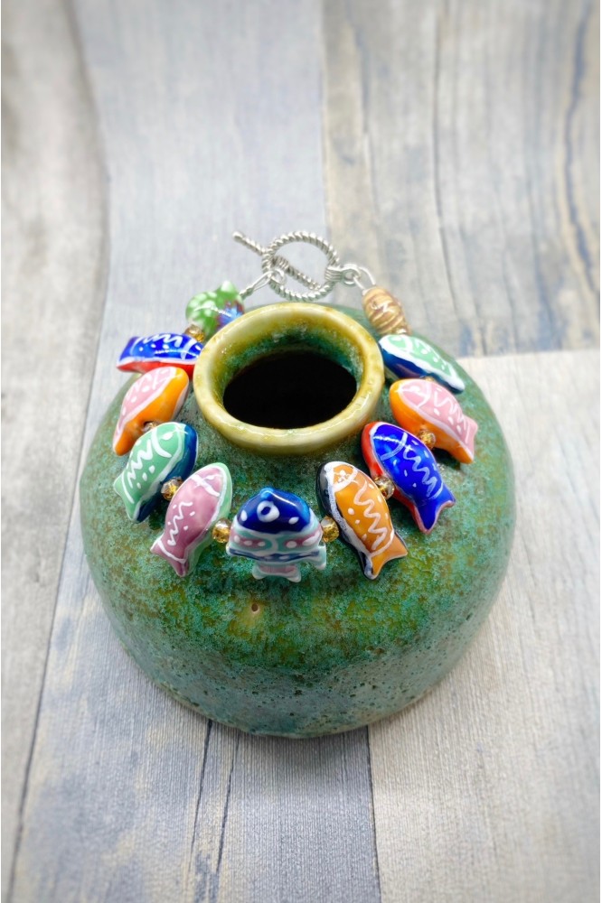 Bracelet aux couleurs lumineuses création Aniki Bijoux