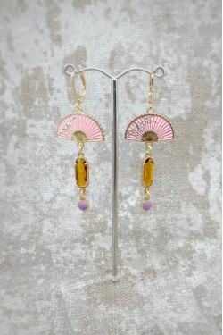 Boucles d'oreille originale de fabrication artisanale  Aniki bijoux