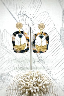 Boucles d'oreille originale de fabrication artisanale  Aniki bijoux