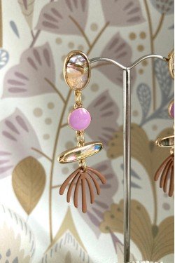 Boucles d'oreille originale de fabrication artisanale  Aniki bijoux