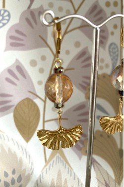 Boucles d'oreille originale de fabrication artisanale  Aniki bijoux