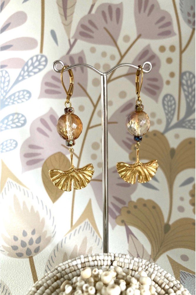 Boucles d'oreille originale de fabrication artisanale  Aniki bijoux