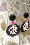 Boucles d'oreille originale de fabrication artisanale  Aniki bijoux
