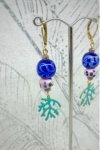 Boucles d'oreille originale de fabrication artisanale  Aniki bijoux