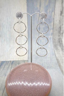 Boucles d'oreille originale de fabrication artisanale  Aniki bijoux