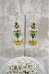 Boucles d'oreille originale de fabrication artisanale  Aniki bijoux
