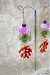 Boucles d'oreille originale de fabrication artisanale  Aniki bijoux