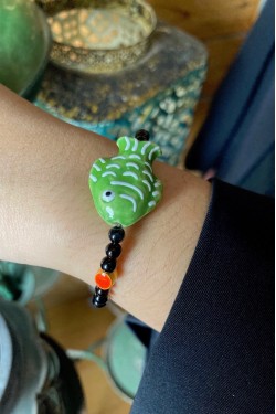 Bracelet aux couleurs lumineuses création Aniki Bijoux