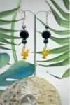 Boucles d'oreille originale de fabrication artisanale  Aniki bijoux