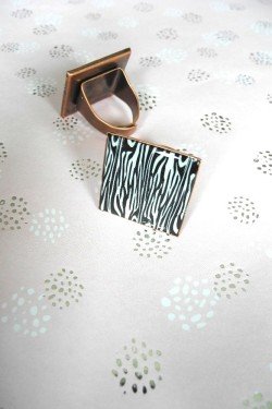 BAGUE ZEBRA
