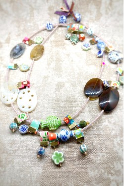 Collier long création originale Aniki bijoux