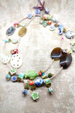 Collier long création originale Aniki bijoux