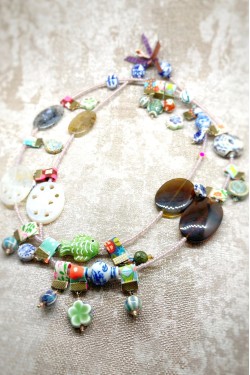 Collier long création originale Aniki bijoux