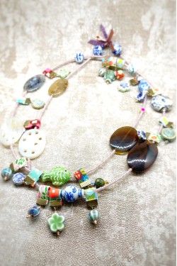 Collier long création originale Aniki bijoux