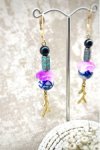 Boucles d'oreille originale de fabrication artisanale  Aniki bijoux