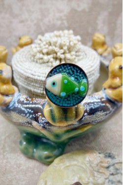 Bijou haute fantaisie réalisé par la créatrice Aniki Bijoux