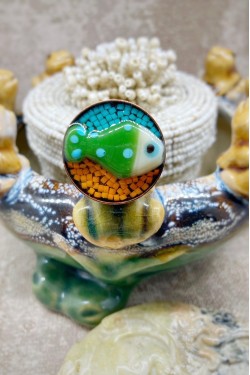 Bijou haute fantaisie réalisé par la créatrice Aniki Bijoux