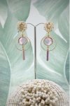 Boucles d'oreille originale de fabrication artisanale  Aniki bijoux