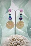 Boucles d'oreille originale de fabrication artisanale  Aniki bijoux